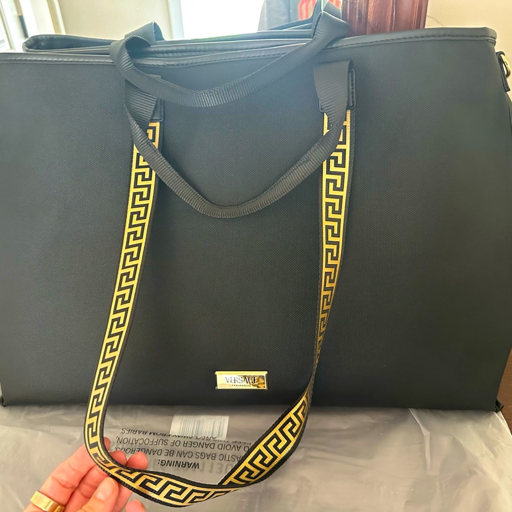 Authentic Versace large tote bag